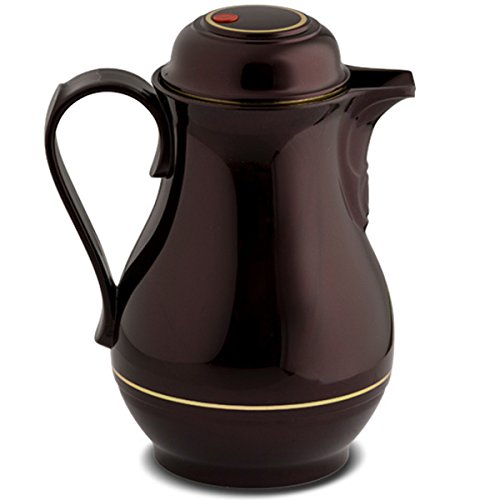 Rotpunkt 530 BLACKCHERRY Isolierkanne „Nummer 530“ 0,5 L, Kunststoff, schwarz-rot, 20 x 10 x 10 cm - 3