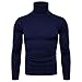Produktbild Kapuzenpullover Herren,Männer Herbst Winter Rollkragen Langarm Slim Pullover Sweatshirt Shirt Bluse Top, Binggong Herren Mantel