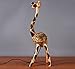Produktbild HHORD Home Massivholz Lampe kreative Kinder Schlafzimmer Dekoration Nachttisch Lampe Mini Kokosnuss Shell Giraffe Tischlampe