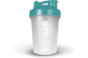 ‎LAYENBERGER Layenberger Fit+Feelgood Shaker 400 ml, mit herausnehmbarem Sieb, spülmaschinenfest, Made in Germany - Teal