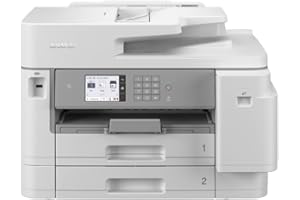 Brother MFC-J5955DW Wireless Colour Inkjet Printer | 4-in 1 (Print/Copy/Scan/Fax) | Wi-Fi/USB/NFC | A3 Print |8.8cm LCD Screen, UK Plug