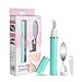 Bikini Trimmer Shaver, Euph Portable Electronic Heating Wire Lady Trimmer for Bikini Area with Rotatable Mirror (Aqua)