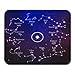 Produktbild HOTNING Gaming Mauspads, Gaming Mouse Pad Zodiac Constellations Leo Virgo Scorpio Libra Aquarius Sagittarius Pisces 11.8"x 9.8" Decor Office Nonslip Rubber Backing Mousepad Mouse Mat