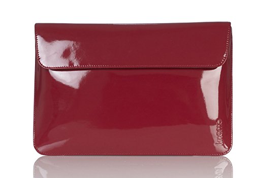 Preisvergleich Produktbild Knomo Luxuriöser Universallaptop, Tablette, Notizbücher Hülse, Mappe, Umschlag, zweite Haut-Abdeckungs-Beutel (11", Rot)
