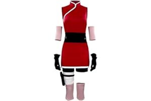 Jiumaocleu Costume da Rock Lee, Haruno Sakura/Yamanaka Ino, per cosplay, set completo per Halloween, per adulti, uomini e donne