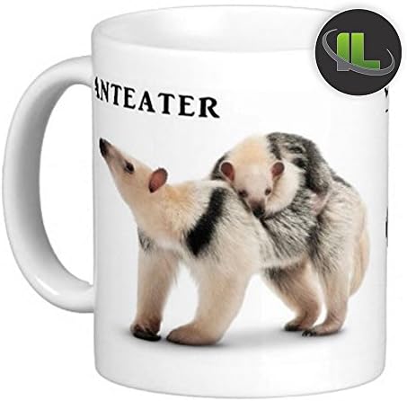 Personalised anteater mug Cup Add any Name , Message &amp; Can Edit any Text on The Mug - IL7125