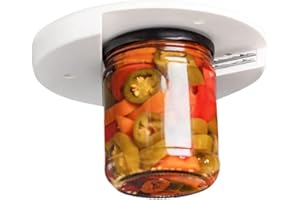 YAIYEFU Jar Opener,Undermount Lid Gripper Tool Easily Grip and Unscrew Multi-Sized Jars, Bottles and Containers - Perfect for Seniors & Weak or Arthritic Hands