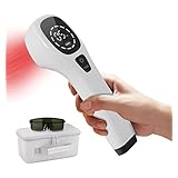 Ikeener Red Light Therapy Device,fda Cleared Handheld Cold Laser Therapy Device,infrared Light Therapy Pain Relief Device For Joint And Muscle,knee,shoulder,back,neck Reliever(2x808nm,12x650nm)(white)