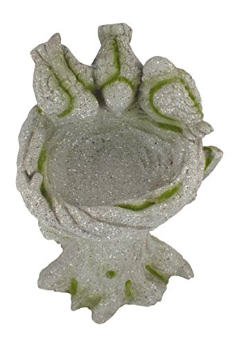 Vogel-Tränke mit drei Vögeln mit Standfuß - 3