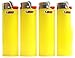 Produktbild BIC Sunshine Gelb Volle Größe Feuerzeuge New Lot 4 Stück