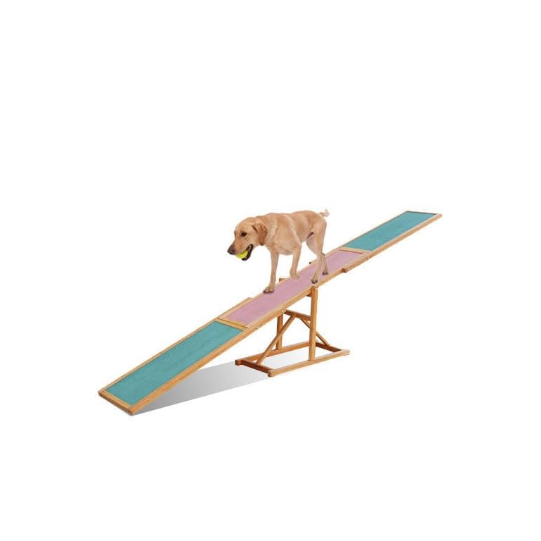 PawHut New Dog Pet Training Agility Obedience Equipment Seesaw Seesaw