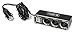 Produktbild Carparts-Online 27873 12 V 5-fach Steckdosen Stecker Verteiler mit 3x 12v und 2x USB Anschluss