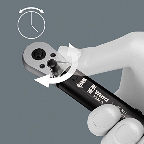 Wera 05075393001 Serie 7000 Drehmomentschlüssel mit Umschaltknarre - 6