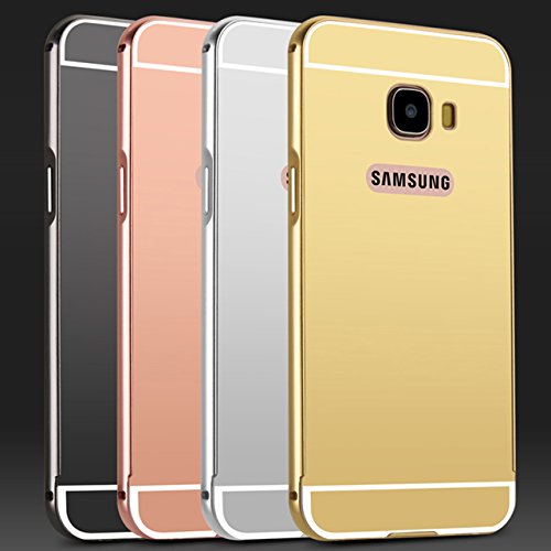 Vandot Aluminio del Metal Carcasa Protectora Protector Funda para Samsung Galaxy S7 G930F  FUSION MIRROR  Reflexi  n Brillante Radiante de Lujo PC Espejo  Protecci  n gota   Tecnolog  a de absorci  n de impactos  Bumper Case - Nergo
