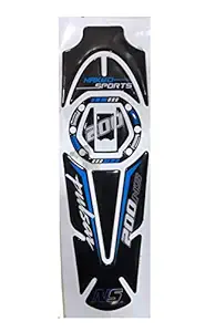 Open Throttle Racers Bajaj Pulsar NS200 Compatible Tank Pad Combo Blue-Black