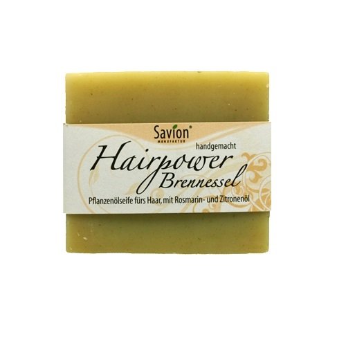 Savion Haarwaschseife Hairpower Brennessel, 85 g
