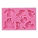Price comparison product image EJY Cute Cat Chocolate Mold Fondant Sugarcraft Mold Silicone DIY Cake Decoration Mold