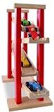 Heros 100027332 – Auto-Rennbahn, 5-teilig, bunt – 38×31 cm – Rollbahn – Made in Germany – Buchenholz - 4