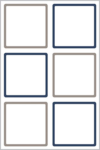 Avery Zweckform 62004 Living Etiketten für Spülmaschinen und Mikrowellen (47.5 x 48.5 mm, 4 Farben) 24 Stück weiß - 7