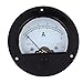 Produktbild sourcing map Zeiger Nadel DC 0-5A Strom Prüfgerät Rund Platte Analog Amperemeter 88mm x 68mm DE