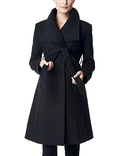 ESPRIT Maternity Women's Mao Long Sleeve Maternity Coat -  Black - 10