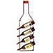 Produktbild LG-ZWHL Wandhalterung Weinregal - Dekoration Weinregal - Vintage Schmiedeeisen Weinregal - Home Kitchen Bar - Bar Home Wall (Size : 24.5x11x86cm)