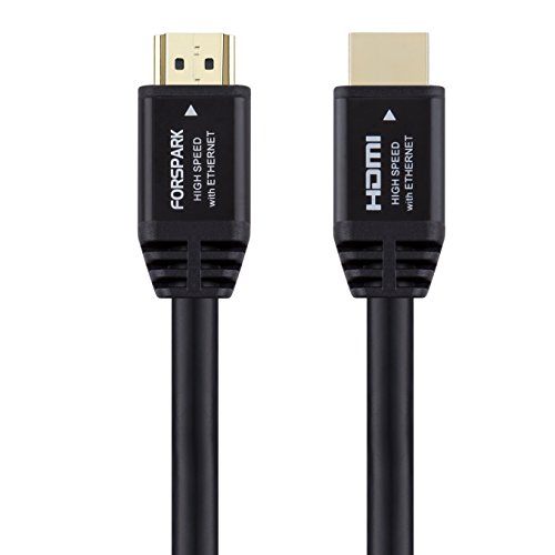 HDMI-Kabel, 1.8m(6feet), von FORSPARK – HDMI 2.0 (4K) – 18Gbps, 28AWG,– Für 4K/HDTV‘s, Xbox 360, Xbox One, PS3, PS4, Apple TV, TV-Empfänger, Computer, Blu Ray, Roku-kompatibel - 2