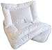 2 pcs FILLED PILLOW+QUILT/DUVET NURSERY BEDDING SET COT BED 120x90cm/135x100cm (120x90cm)