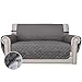 Produktbild Sofaschoner, Sofa Schutz Abdeckung, Schonbezug, Sofaüberwurf, Sofabezug, RutschfesReversible Gesteppte, Pet, Haustier Abdeckung, Kinder, Katzen, Hunde2-SitzerGrau/Hellgrau