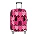 Produktbild Keine Verblassen Kofferschutzhülle19-32 Zoll Trolley Schutzhülle Dickes gesundes elastisches Tuch Staubdicht Reisetasche Koffer Cover - Pink Love,XL