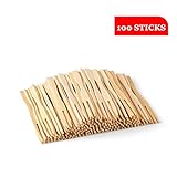 ★ porte-aliments resistente para alimentos blandos o blandos: los brochettes a dos garras sellan mejor los alimentos que los palillo ordinarios en madera. La asa plana y fina es fácil de coger.