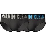 Calvin Klein Hip Brief 2 PK, C2h - B-lera grå, Signature Blue Lo, M