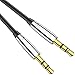 Produktbild Syncwire Aux Kabel Audio Kabel - 3,5 mm Aux Kopfhörerkabel für Smartphones, Auto, Beats, Sony, Echo Dot, iPhone, iPad, iPod und mehr - 1 m Schwarz Silber