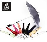Best For Kids Universal Kinderwagenschirm NEUSTE TECHNIK Höchster UV Schutz Standard 801 – Sonnenschirm und Regenschirm für Kinderwagen, biegsam und einklappbar, 15 Farben zur Auswahl - 2