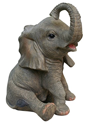 Niedliche Dekofigur Elefant Glückselefant Afrika Deko afrikanische Skulptur - 6