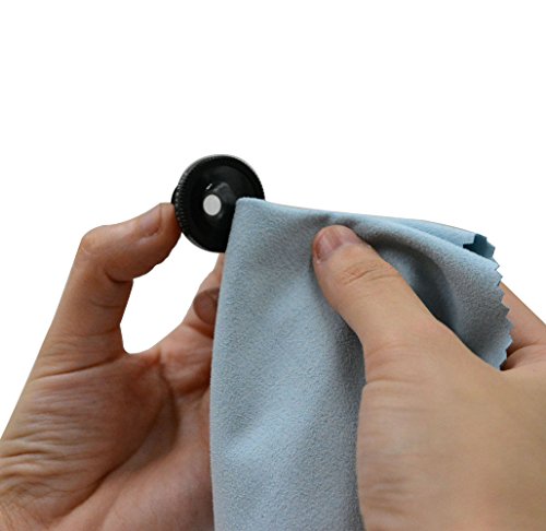 Elfenstall Set 5 x Microfaserreinigungstuch aus Microfaser Reinigungstuch 15 x 15 cm in blau, für alle Smartphones Kameras Tablet PCs – Bildschirm Tuch – Displayreinigungstuch - 6