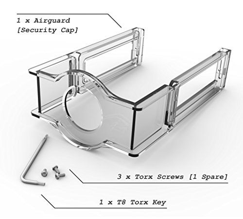 AirGuard: Polycarbonat Sicherheitskappe [AirBase Befestigung für Apple Extreme/Time Capsule NICHT inkludiert] - 4