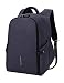 Produktbild Laptop Rucksack DH, Business-Diebstahl USB-Ladeanschluss, College-Schule Computer-Tasche für Männer Und Frauen für 15.6-Zoll-Laptop (Farbe : SCHWARZ, größe : 31x19x46cm)