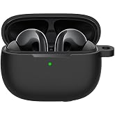 Nanospace Xiaomi Mi Flipbuds Pro Tam Koruma Kancalı Silikon Renkli Kılıf (&Uuml;R&Uuml;N KULAKLIK DEĞİL) (siyah)