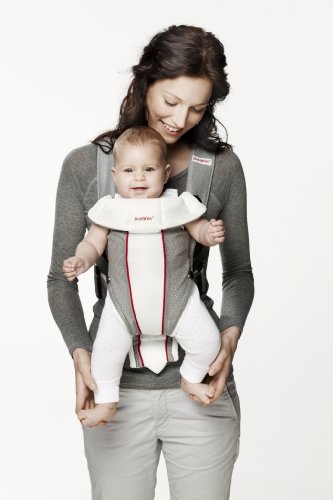 BABYBJÖRN Babytrage Original (Grau/Weiß, Netzmaterial) - 4