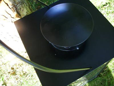 Stabile Stalllaterne Laterne Höhe 73cm Schwarz - 3