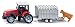 Produktbild Siku 1640 - Traktor mit Viehanhänger