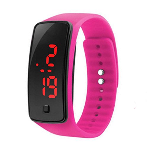 Preisvergleich Produktbild Riklos Kinder LED Uhr Digitaluhr Silikon Sport Casual Armbanduhr Uhren