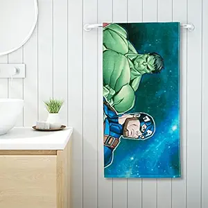 SPACES Kids 380 GSM 1 Bath Towel (Disney, Large) - Deep Blue