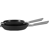 Ninja ZEROSTICK Stackable Cookware Frying Pan 2-Piece Set, Non-Stick, Space Saving, 20/26cm Frying Pans, Long Lasting Hard An