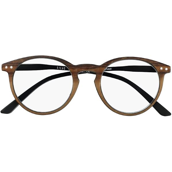 Lunettes De Lecture Écaille Tortue & Bois SILAC – Loupe Grossissante Léger Résistant Anti-Rayures Unisexe