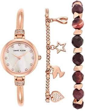 Anne Klein Damen-Armbanduhr Analog AK/N2840RJAS