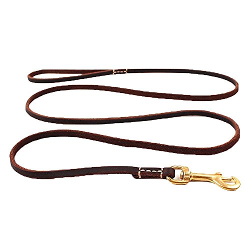 Fairwin-Leather-Dog-Lead-15M2M-Best-Dog-Training-Leash-Heavy-Duty-for-Large-Medium-Small-Dogs