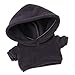 Produktbild Baoblaze Puppen Hoodie Top Kapuzenpullover Freizeitkleidung Outfit Für 20cm Puppe Und Bär Bekleidung Zubehör - Dunkelgrau