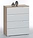 Produktbild Bega Consult Kommode Spice, Eiche Sonoma, Weiß, Schrank, Anrichte, Highboard, Sideboard